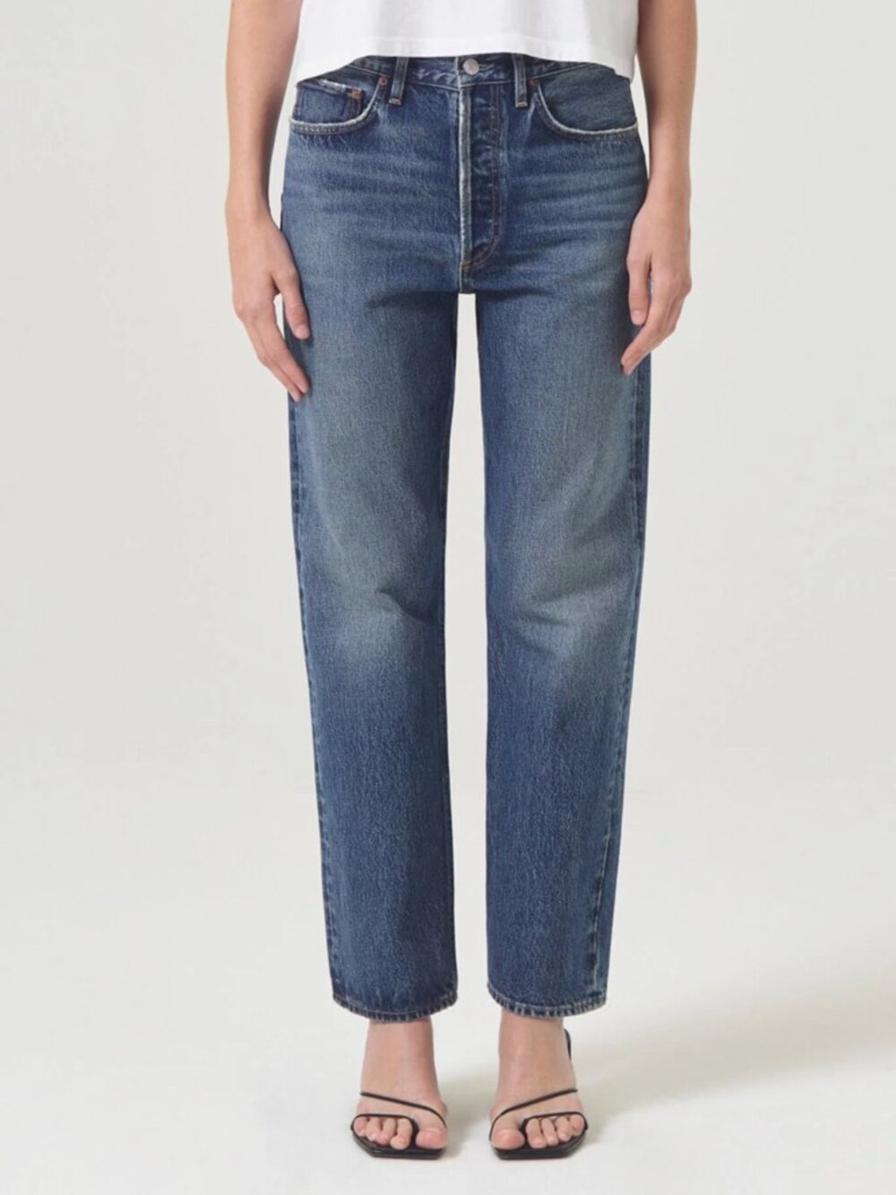 NWOT AGOLDE 90'S MID RISE LOOSE FIT DENIM JEANS IN IMAGINE SIZE W27